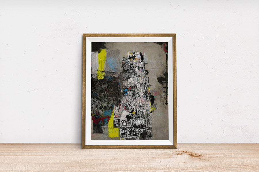 ABSTRACT COLLAGE POSTER