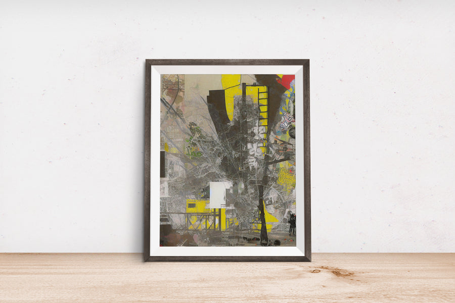 ABSTRACT COLLAGE POSTER