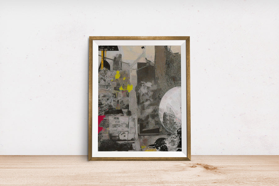 ABSTRACT COLLAGE POSTER