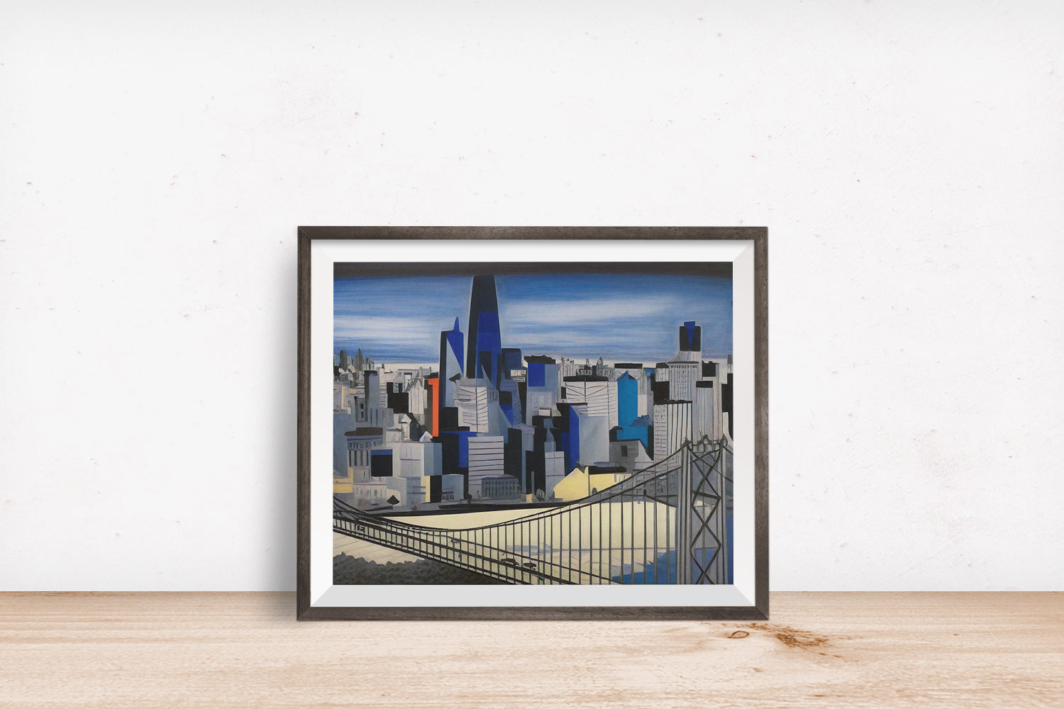 SAN FRANCISCO in the style of Pablo Picasso POSTER