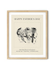 PERSONALIZED CHILD ART PRINT - Happy Father's Day
