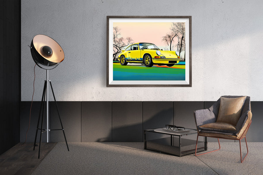 1973 PORSCHE 911 CARRERA RS 2.7 POSTER