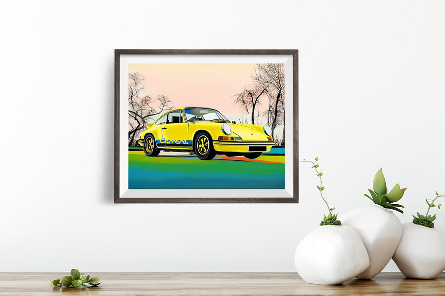 1973 PORSCHE 911 CARRERA RS 2.7 POSTER