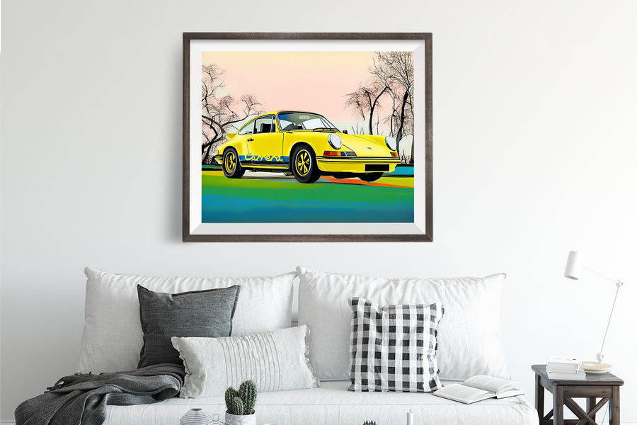 1973 PORSCHE 911 CARRERA RS 2.7 POSTER