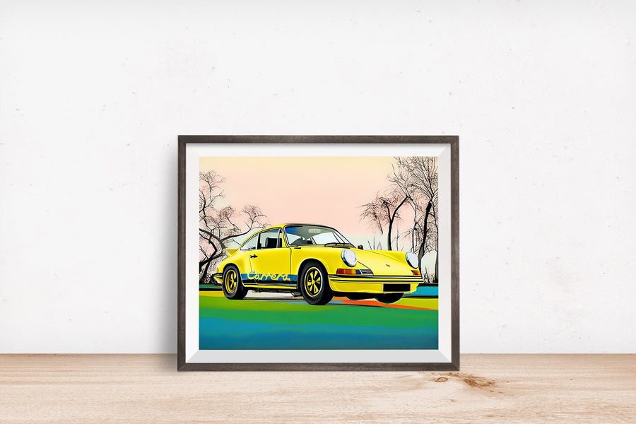 1973 PORSCHE 911 CARRERA RS 2.7 POSTER