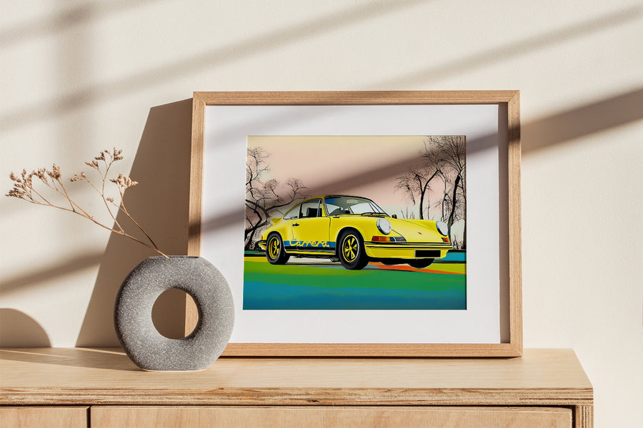 1973 PORSCHE 911 CARRERA RS 2.7 POSTER