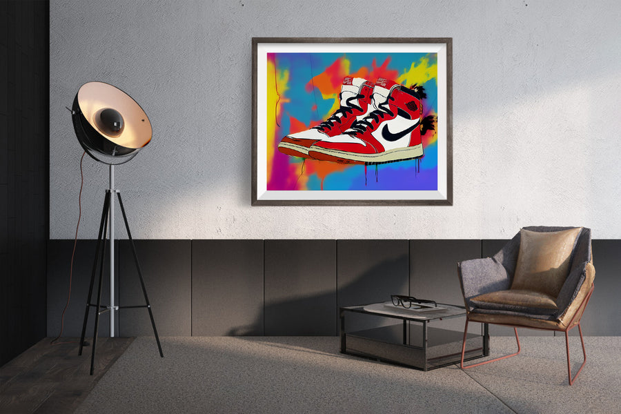 1985 Air Jordan 1 'Metallic Navy' Poster [Limited Edition] — Sneakers  Illustrated