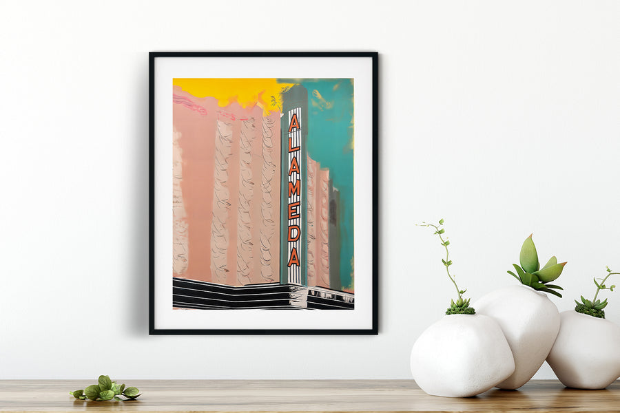 ALAMEDA THEARTER MARQUEE POSTER