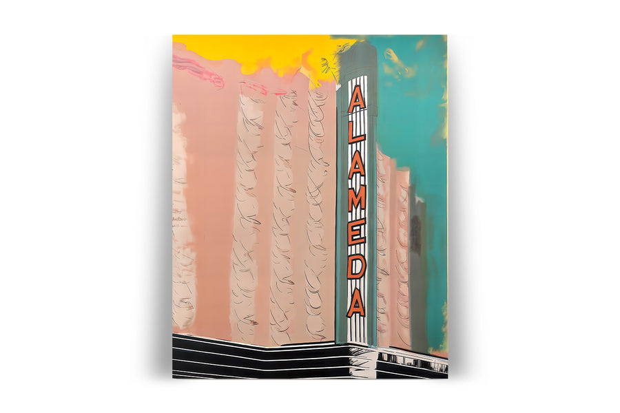 ALAMEDA THEARTER MARQUEE POSTER