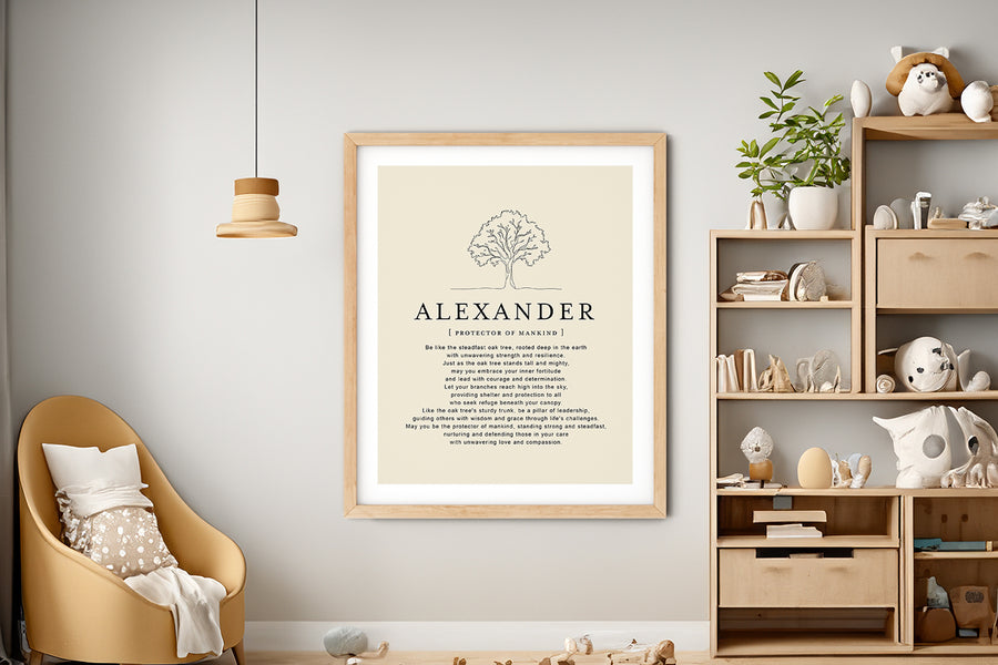 ALEXANDER -  Name Art Print