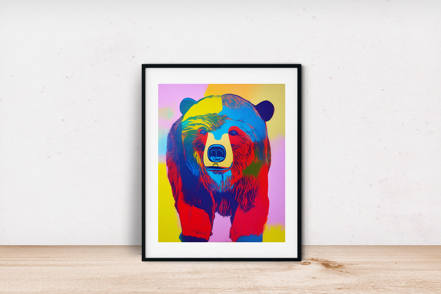 BEAR POP ART POSTER