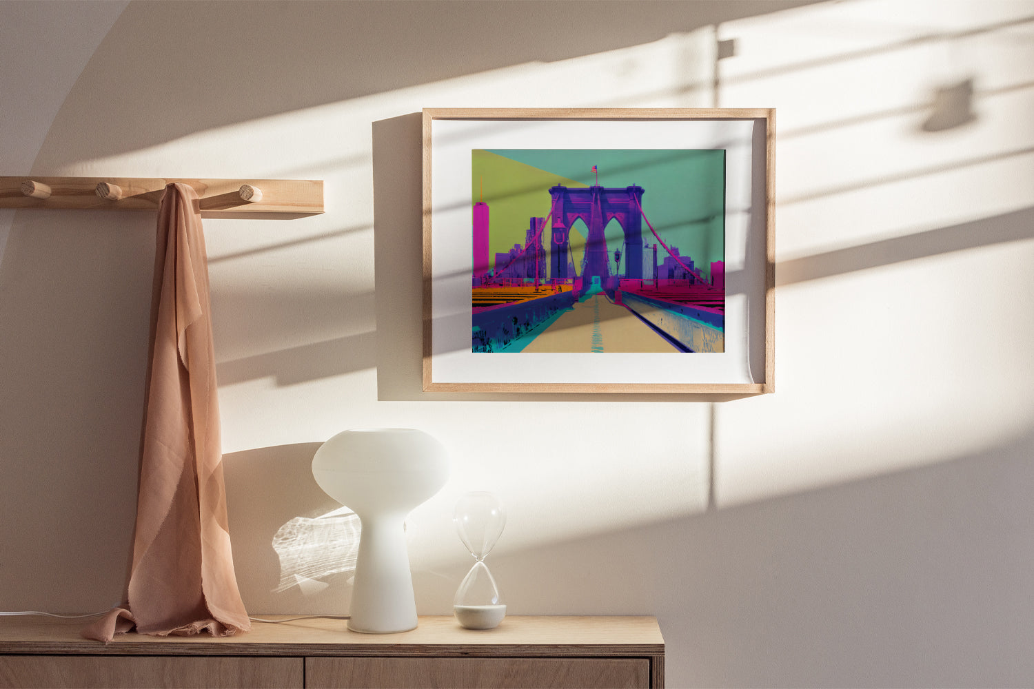 NEW YORK BROOKLYN BRIDGE WALKWAY POSTER