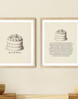 'Life is Worth Celebrating' CAKE Positive Affirmation Art Print - Set of 2 Prints