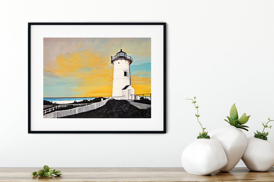 MASSACHUSETTS CAPE COD LIGHTHOUSE POSTER