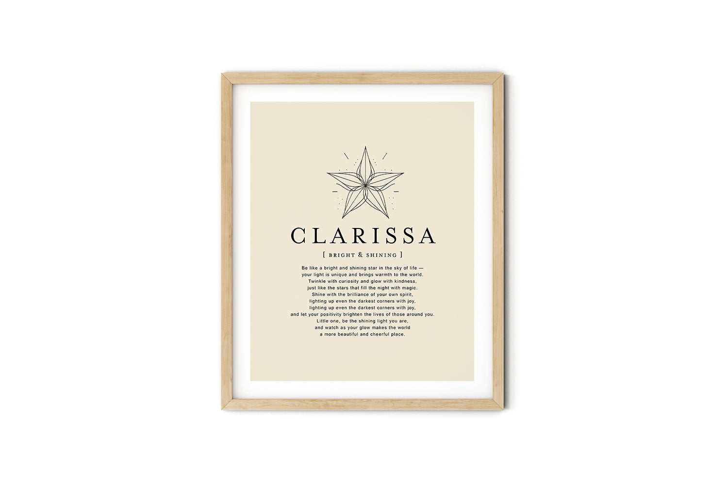 CLARISSA -  Name Art Print