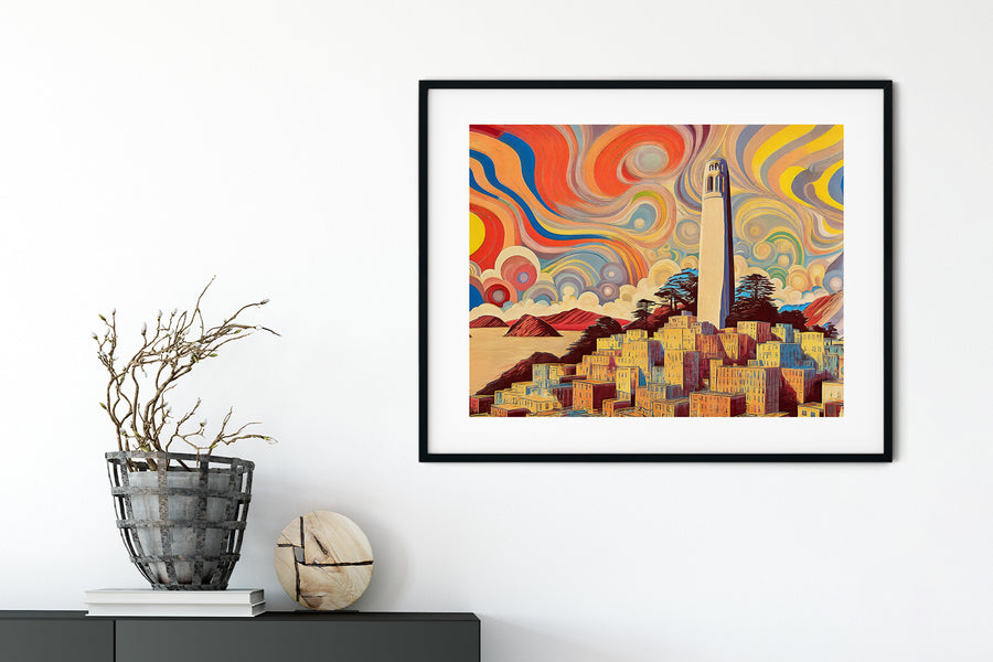 SAN FRANCISCO COIT TOWER POSTER