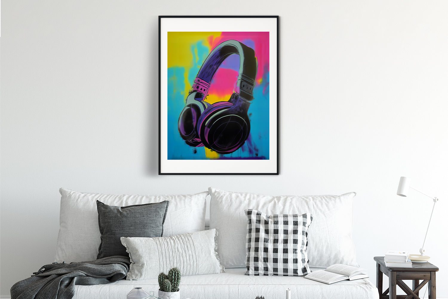 DJ HEADPHONES POSTER
