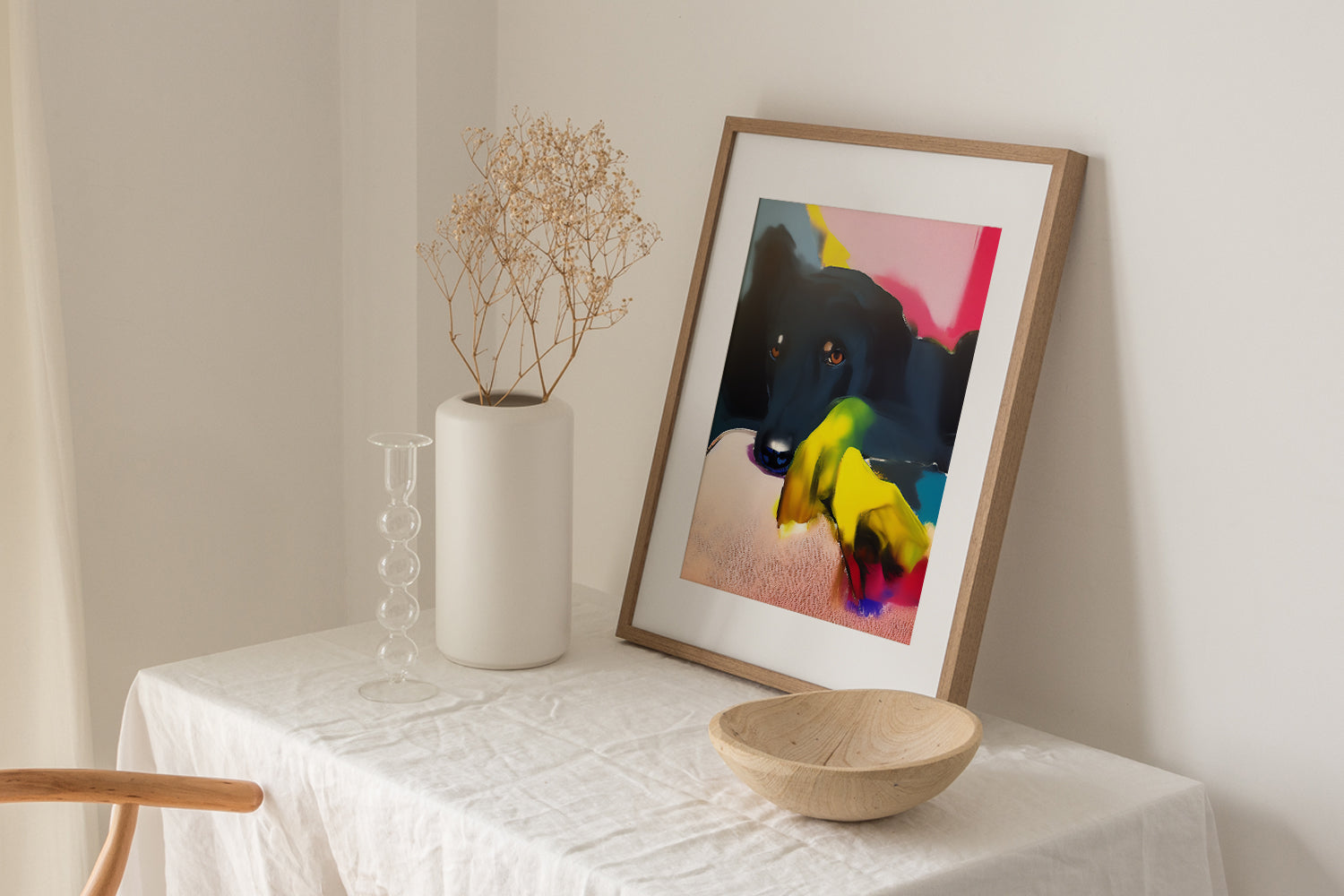 EMMA BLACK DOG POSTER