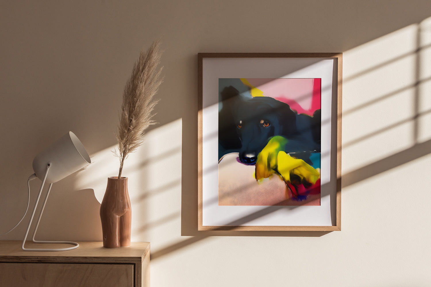 EMMA BLACK DOG POSTER