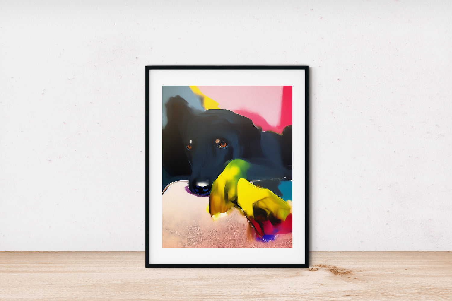 EMMA BLACK DOG POSTER