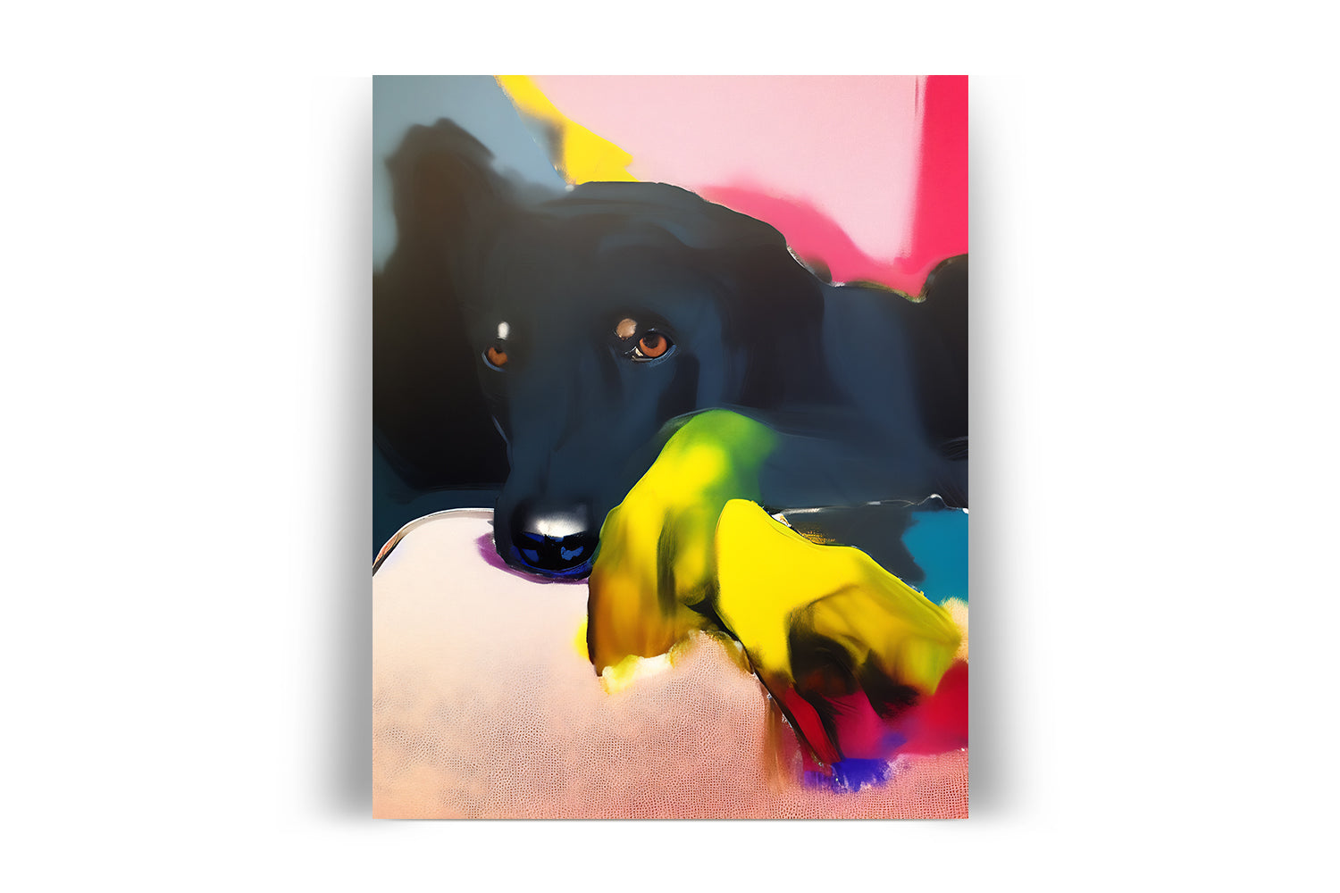 EMMA BLACK DOG POSTER