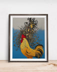 CROWN ROOSTER POSTER