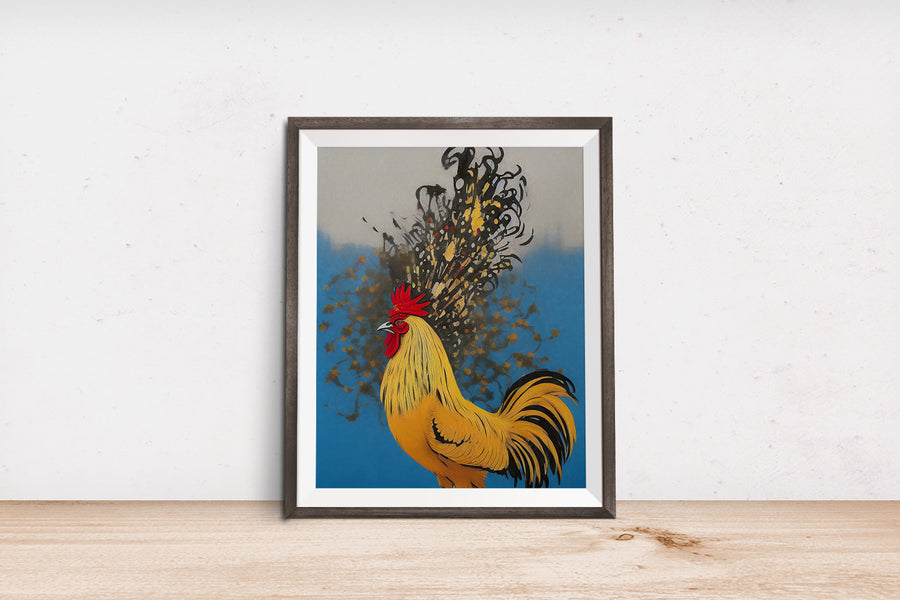 CROWN ROOSTER POSTER