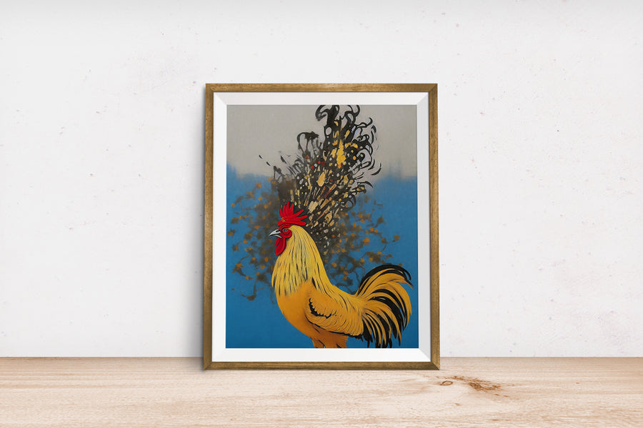 CROWN ROOSTER POSTER