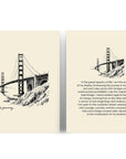 'Embrace The Journey' GOLDEN GATE BRIDGE Positive Affirmation Art Print - Set of 2 Prints