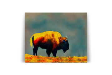 SAN FRANCISCO GOLDEN GATE PARK BISON POSTER