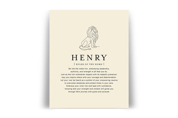 HENRY -  Name Art Print