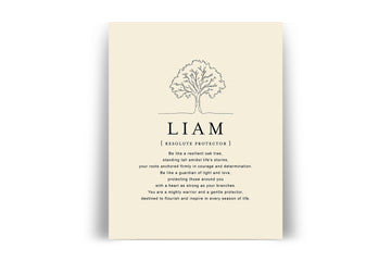 LIAM -  Name Art Print