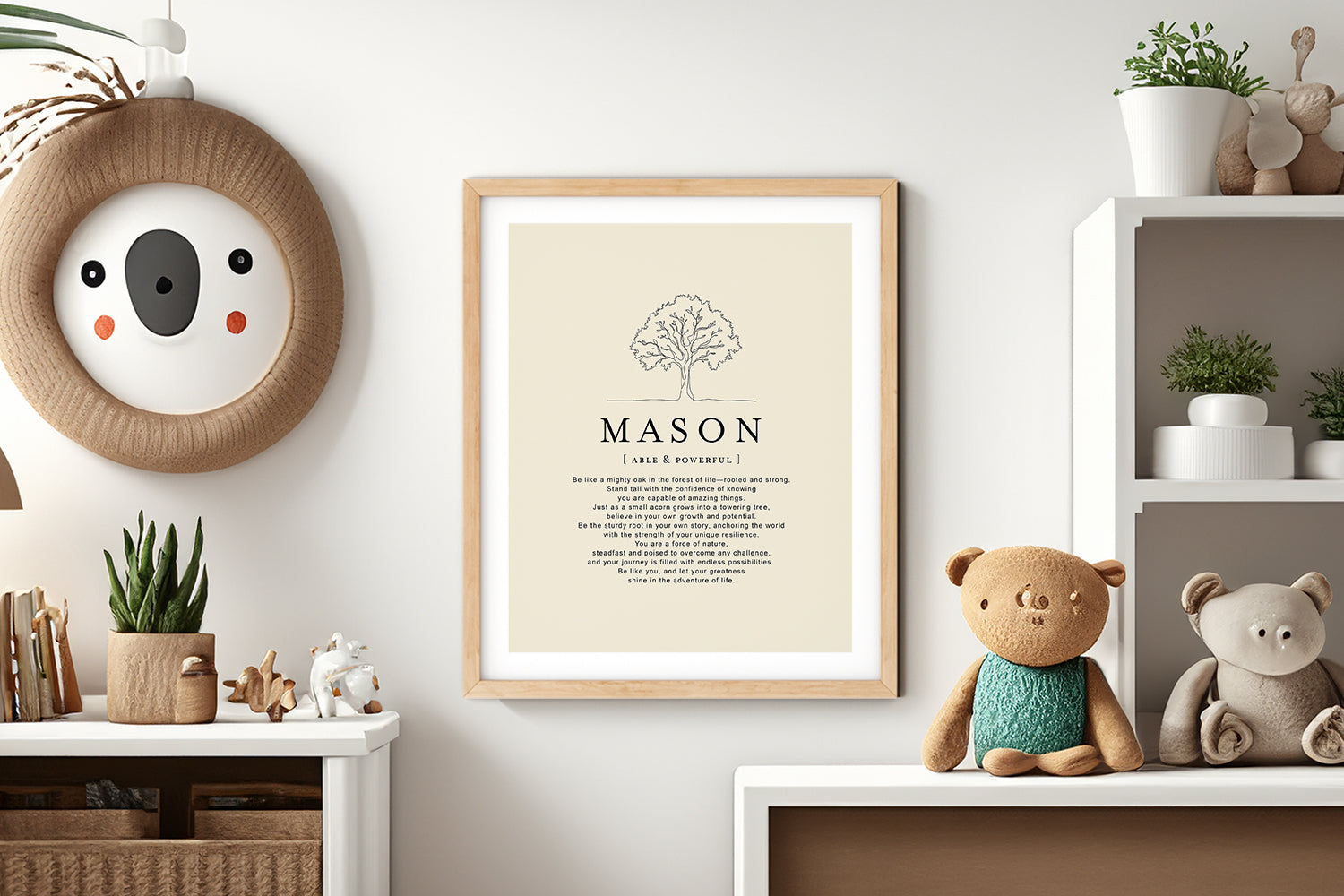 MASON -  Name Art Print