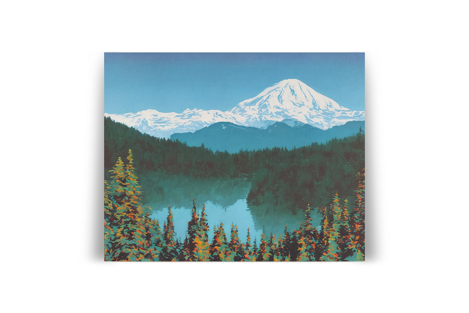 MOUNT RAINIER WASHINGTON POSTER