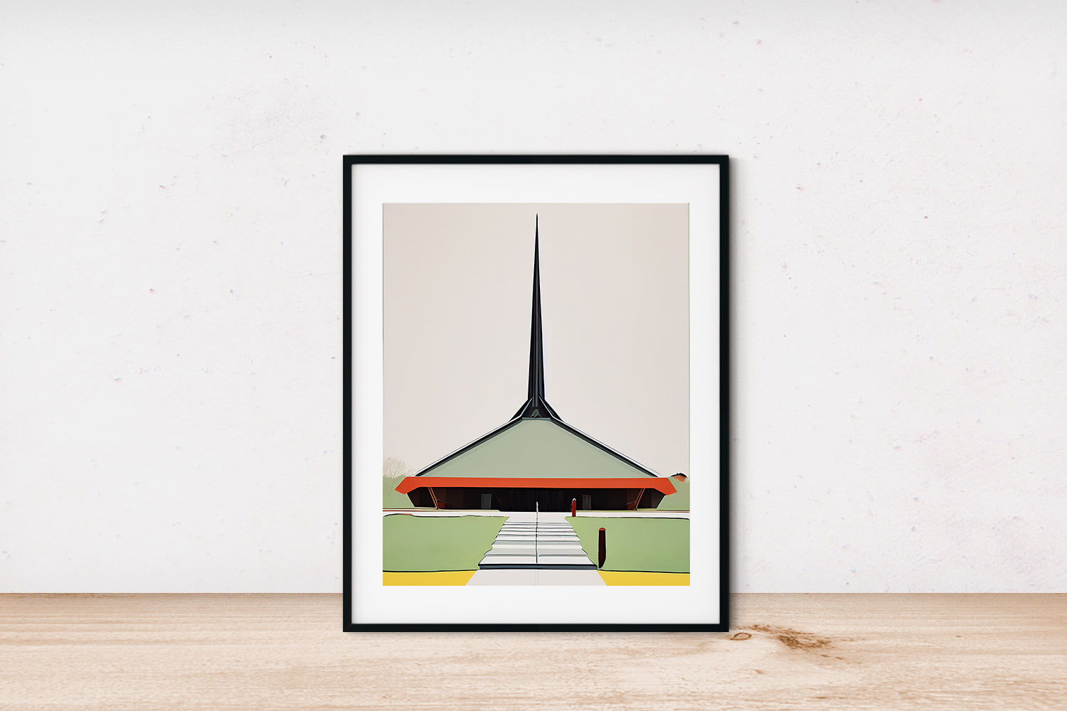 COLUMBUS INDIANA NORTH CHRISTIAN CHURCH POSTER