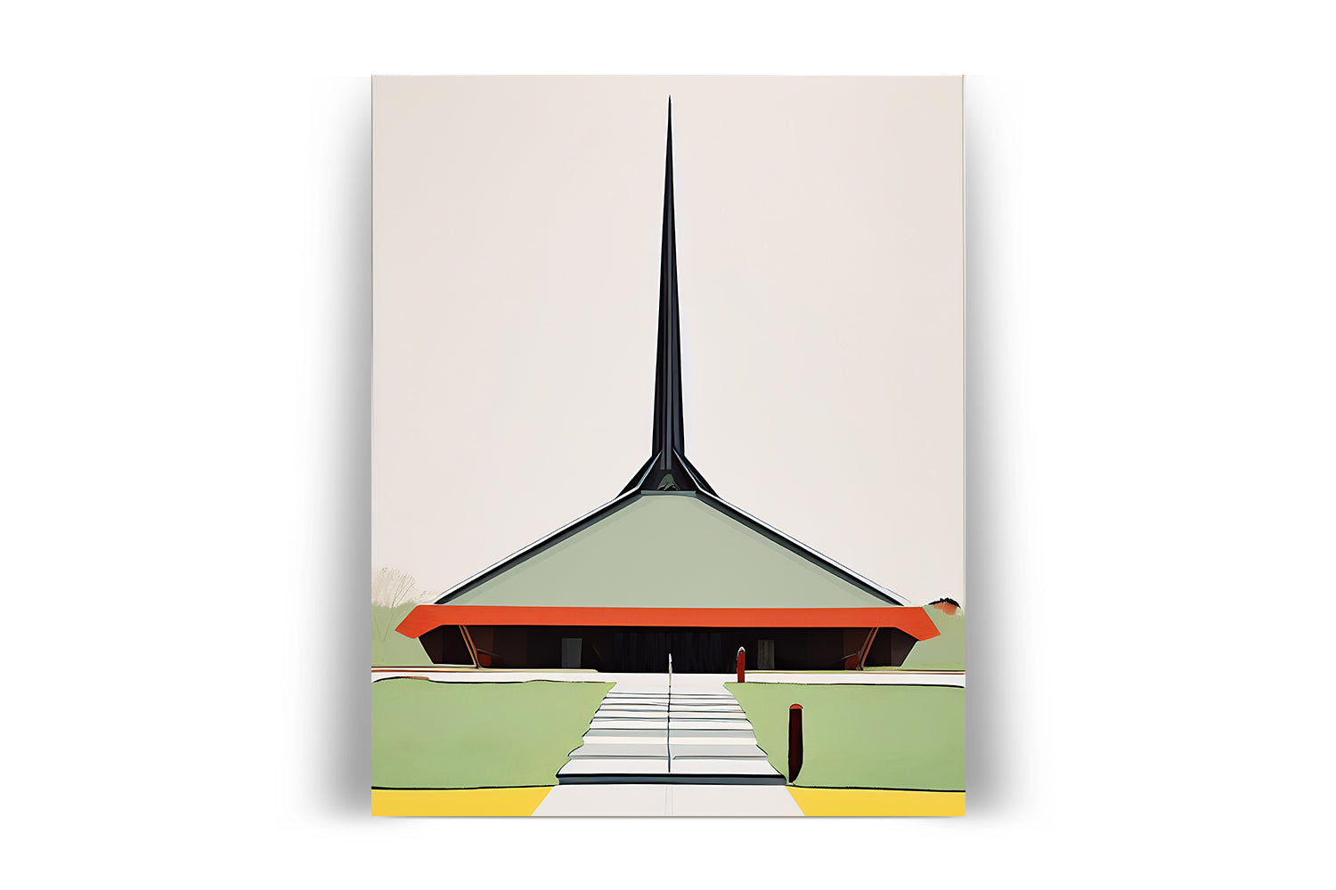 COLUMBUS INDIANA NORTH CHRISTIAN CHURCH POSTER