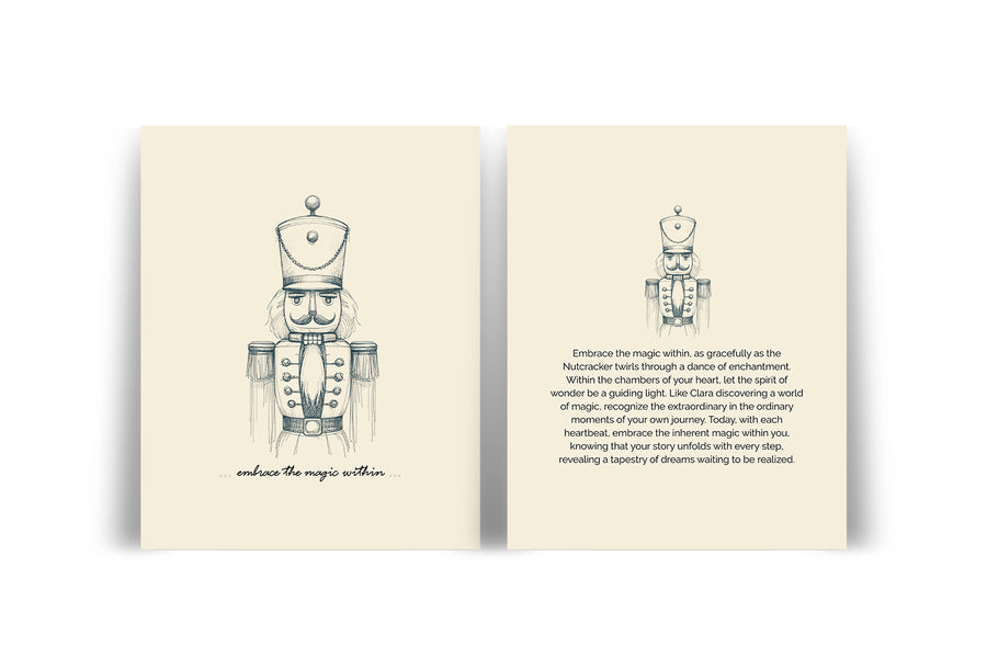'Embrace The Magic Within' NUTCRACKER Positive Affirmation Art Print - Set of 2 Prints