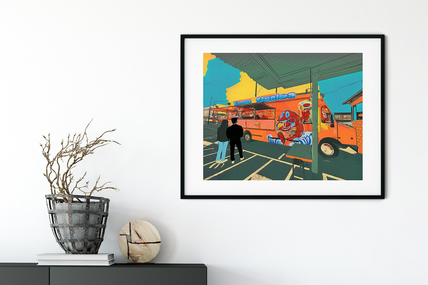 OAKLAND TACO SINALOA FOOD TRUCK POSTER