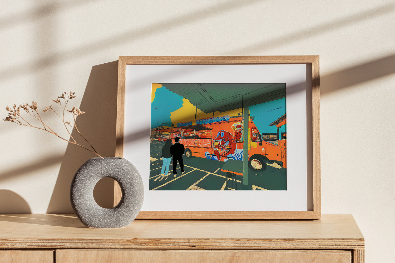 OAKLAND TACO SINALOA FOOD TRUCK POSTER