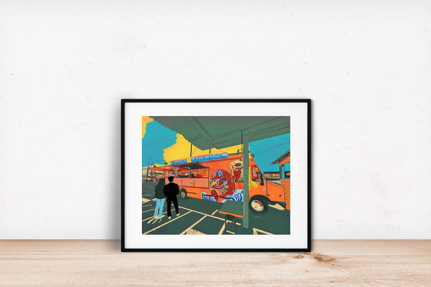 OAKLAND TACO SINALOA FOOD TRUCK POSTER