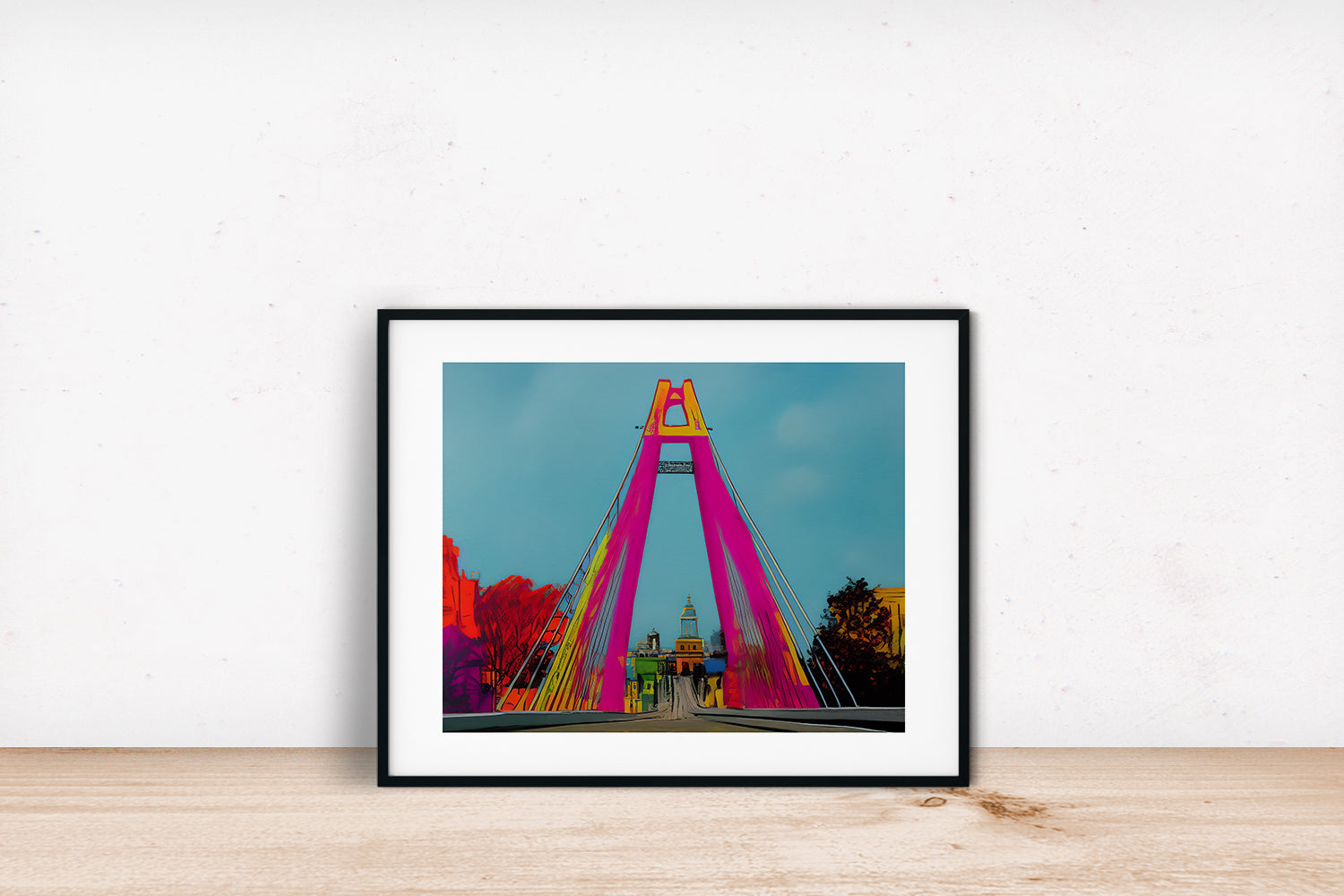 ROBERT N. STEWART BRIDGE INDIANA POSTER