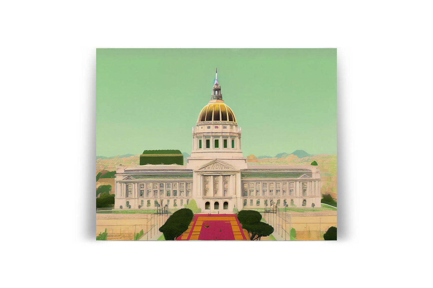 SAN FRANCISCO CITY HALL POSTER