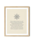 'Embrace Your Individuality' SNOWFLAKE Positive Affirmation Art Print - Long Affirmation