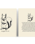 'Be Playful and Nuts' SQUIRREL Positive Affirmation Art Print - Set of 2 Prints
