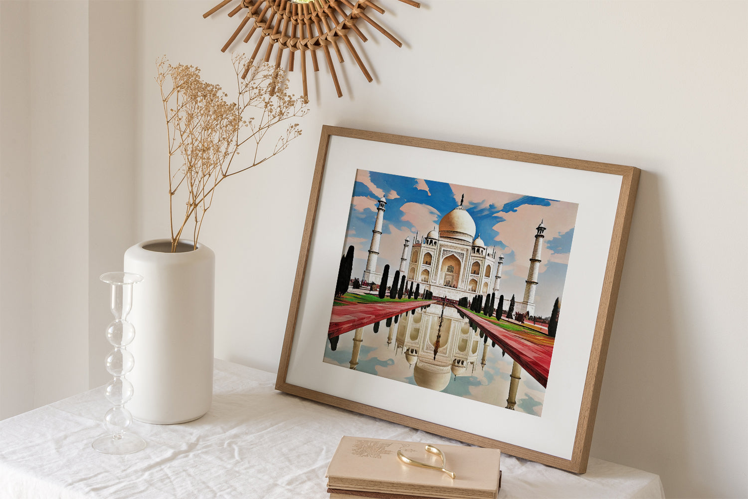 TAJ MAHAL INDIA POSTER