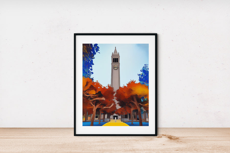 UC BERKELEY CAMPANILE POSTER