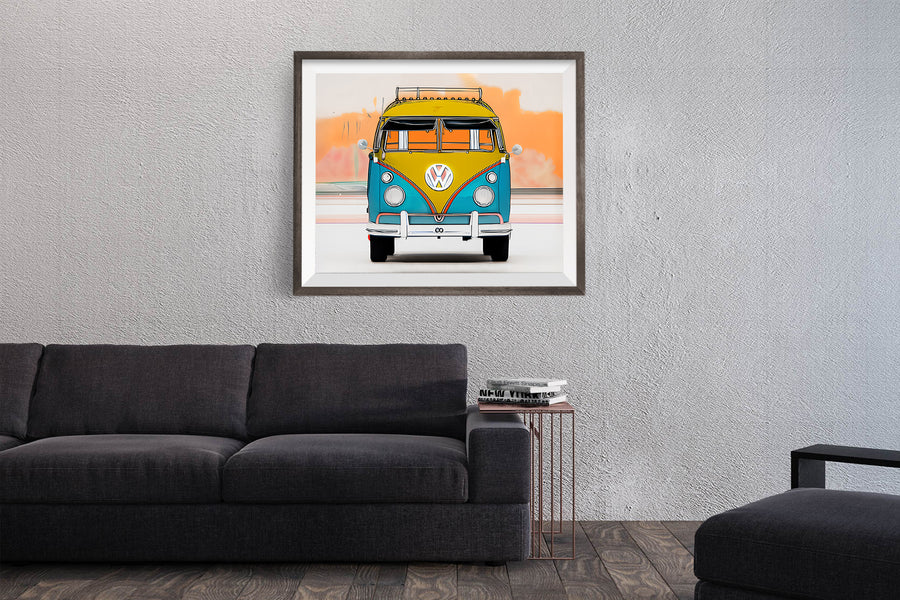 VOLKSWAGEN VW VAN POSTER