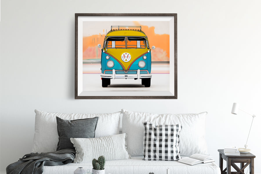 VOLKSWAGEN VW VAN POSTER