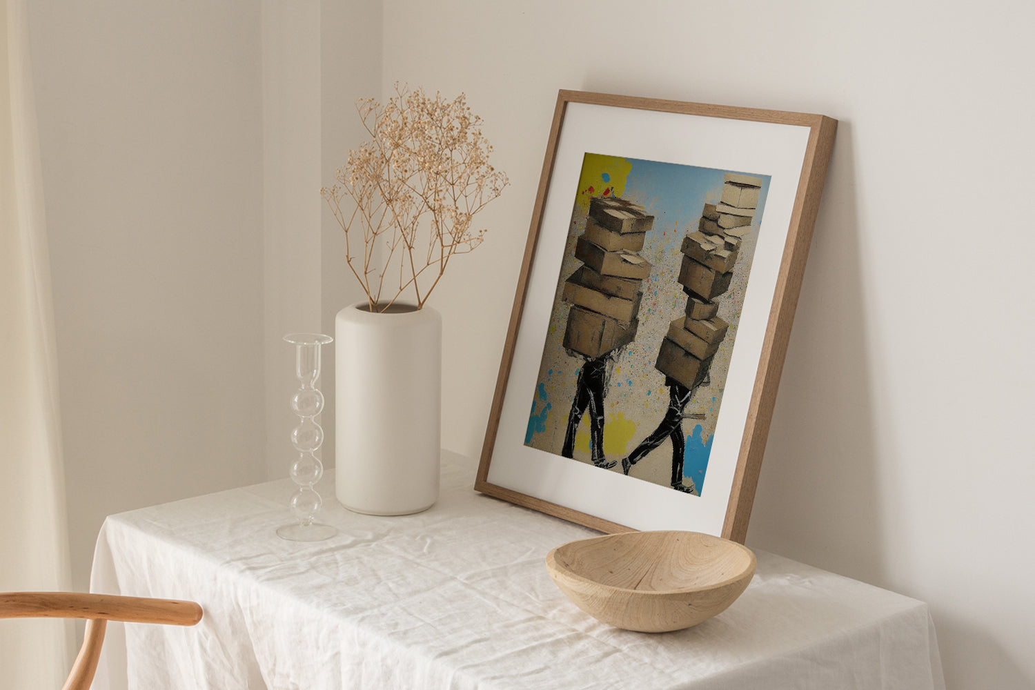 WALKING BOXES POSTER