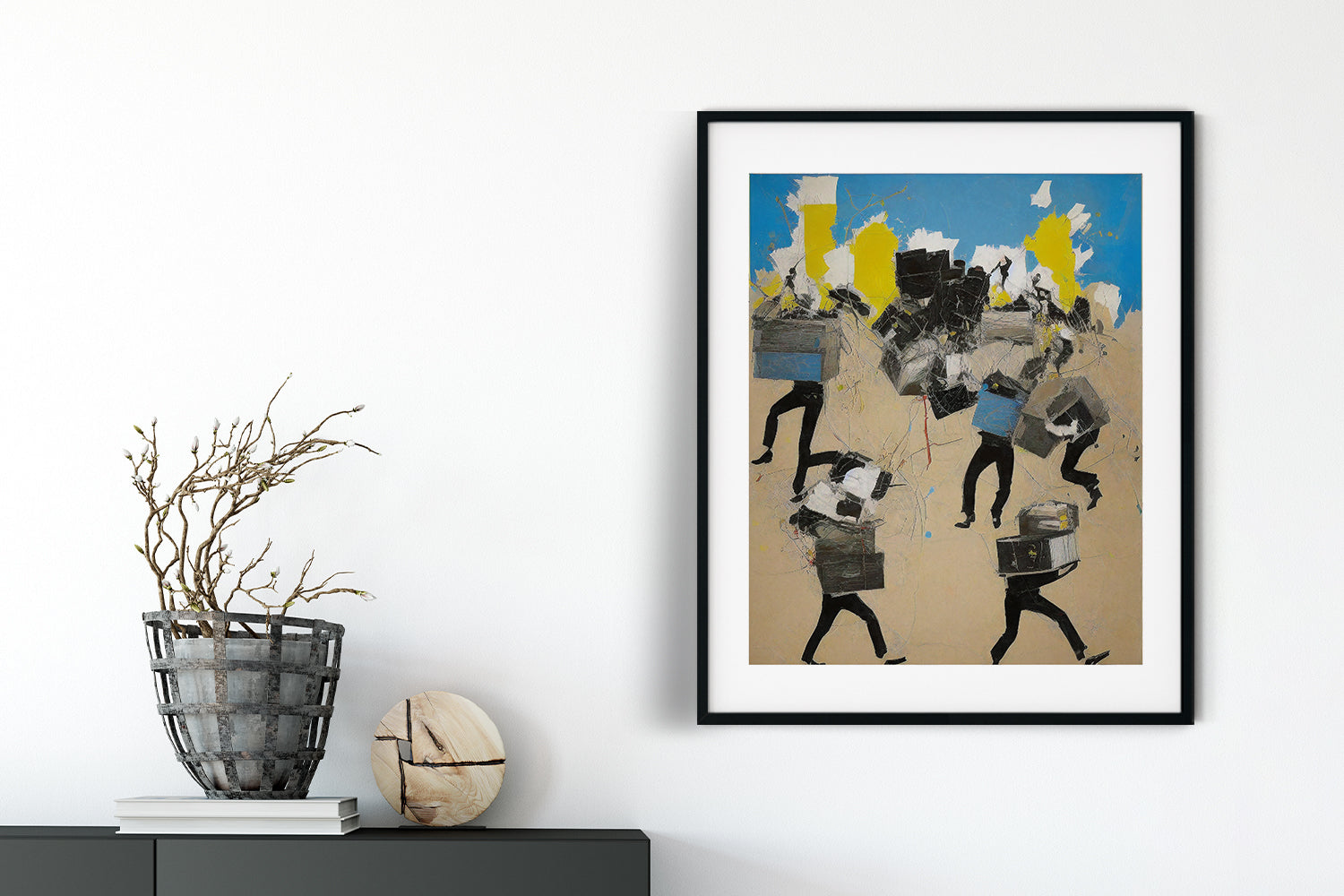 WALKING BOXES POSTER